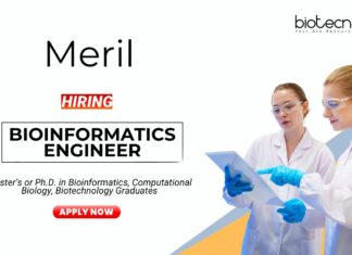 Bioinformatics Job at Meril MScPhD Graduates Apply Online