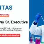 Biotechnology Job at Intas MSc MTech Graduates Attend The Walk-In Interview