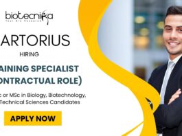 Biotechnology Jobs in Bangalore Life Science Candidates can Apply at Sartorius Careers Now!
