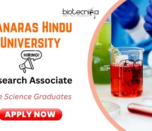 Biotechnology & Microbiology Jobs | Research Associate Vacancy