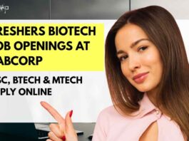 Freshers Biotech Job Openings at Labcorp