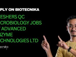 Freshers QC Microbiology Jobs at Advanced Enzyme