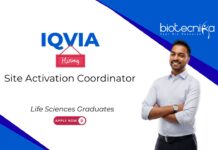 Site Activation Coordinator at IQVIA. Career in clinical research and regulatory documentation. Life Sciences Graduates, Apply Now