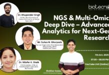 NGS & Multi-Omics webinar. It explores advanced analytics, integrative research, & real-world applications approaches in Multi-Omics and NGS.