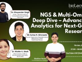 NGS & Multi-Omics webinar. It explores advanced analytics, integrative research, & real-world applications approaches in Multi-Omics and NGS.