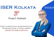 Project Assistant Job at IISER Kolkata. Master’s in Natural & Life Sciences. IISER Kolkata jobs. The Nature Conservancy India project.
