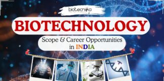 Biotechnology Scope & Career Opportunities in India. Explore Biotechnology careers, salaries, & trends, shaping the Biotech future.