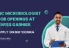 QC Microbiologist Job Openings at Swiss Garnier