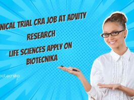 Clinical Trial CRA Job at Advity Research – Life Sciences Apply on Biotecnika CRA Jobs at Advity Research