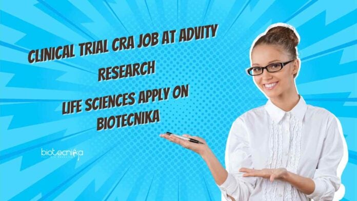 CRA Jobs at Advity Research