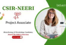 Project Associate Jobs at CSIR-NEERI, Nagpur. Biotechnology & Microbiology candidates, Aattend the Walk-in Interview.
