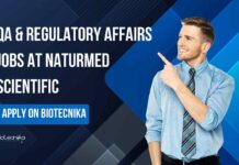 QA & Regulatory Affairs Jobs at NaturMed Scientific