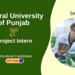 Agricultural Intern Opportunity at Central University of Punjab. Short-term internship with SERB-DST project on groundwater depletion. Apply