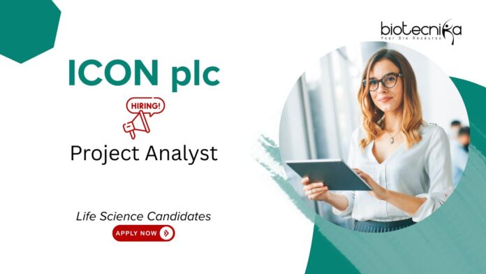 Life Science Jobs at ICON plc, for Project Analyst Role. Project Management Jobs. Job in clinical research & project management.