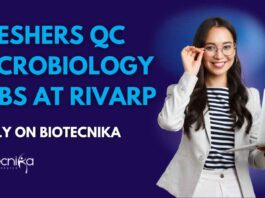 Freshers QC Microbiology Jobs at Rivarp
