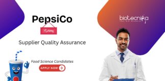 Quality Assurance Job at PepsiCo. Food Science Candidates. Ensure ingredient quality, supplier compliance, and food safety.