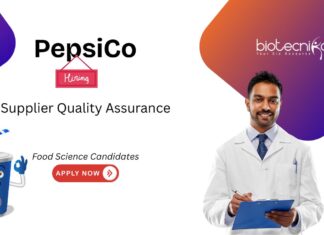 Quality Assurance Job at PepsiCo. Food Science Candidates. Ensure ingredient quality, supplier compliance, and food safety.