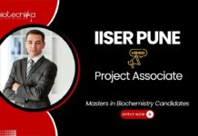 IISER Pune Project Associate Job. Research career in enzyme engineering. Masters in Biochemistry Candidates, Apply Now