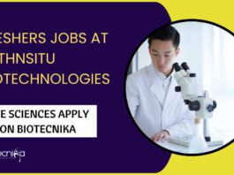 Life Science Freshers Jobs at PathnSitu Biotechnologies
