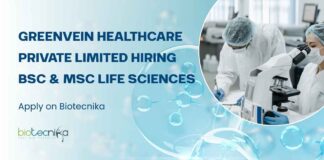 BSc & MSc Life Science Jobs