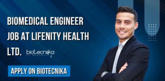 Biomedical Engineer Job at Lifenity Health Ltd.