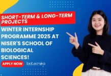 NISER Winter Internship Programme 2025