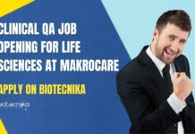 Clinical QA Job Opening For Life Sciences