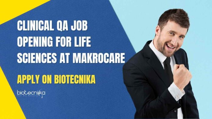 Clinical QA Job Opening For Life Sciences