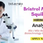 Job at Bristol Myers Squibb - Analyst Role in Hyderabad | BSc / MSc Biology & Biotechnology Graduates Apply