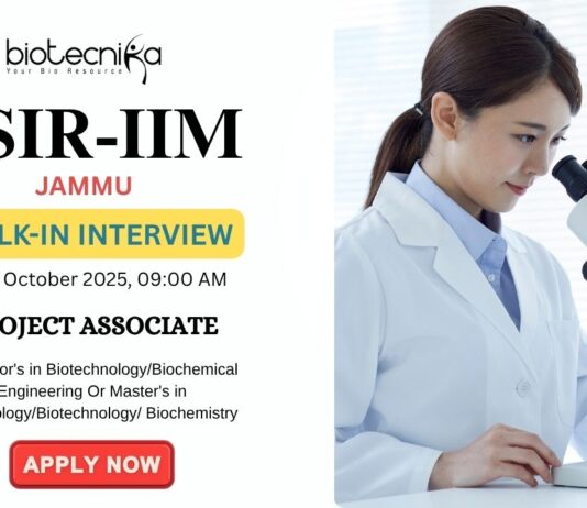 CSIR-IIIM Walk-In Interview Alert - Apply Now for Project Associate Role!