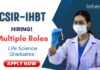 CSIR Vacancies 2025 | CSIR-IHBT Palampur Research Jobs