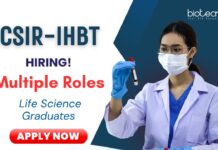 CSIR Vacancies 2025 | CSIR-IHBT Palampur Research Jobs