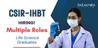 CSIR Vacancies 2025 | CSIR-IHBT Palampur Research Jobs