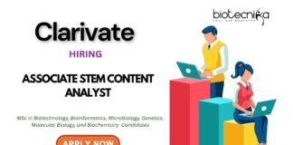 Clarivate Jobs Apply for the Associate STEM Content Analyst Role to enhance your Life Science Careers Now!