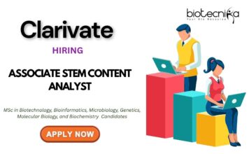 Clarivate Jobs Apply for the Associate STEM Content Analyst Role to enhance your Life Science Careers Now!