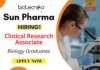 Clinical Job at Sun Pharma - Jobs in Bangalore Biology Graduates Apply Now