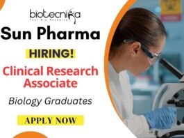 Clinical Job at Sun Pharma - Jobs in Bangalore Biology Graduates Apply Now