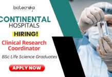 Clinical Research Coordinator Job | Continental Hospitals Careers