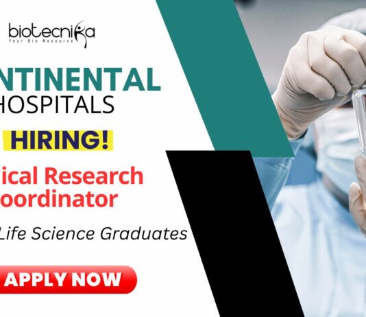 Clinical Research Coordinator Job | Continental Hospitals Careers