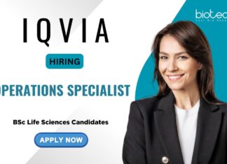 Clinical Research Job at IQVIA BSc Candidates Apply Now