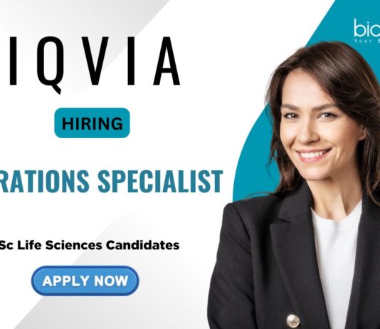 Clinical Research Job at IQVIA BSc Candidates Apply Now