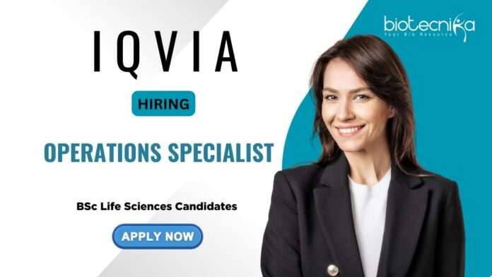 Clinical Research Job at IQVIA BSc Candidates Apply Now