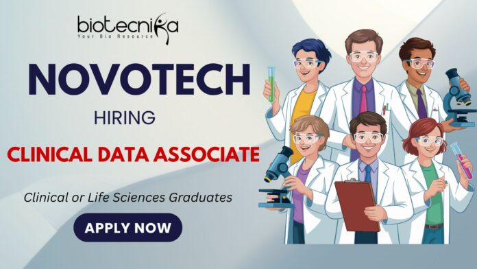 Clinical Research Jobs at Novotech Careers Apply for Clinical Data Associate Role