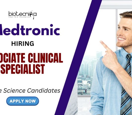 Clinical Specialist Job at Medtronic - Apply Now to unlock your dream Clinical Research Career!