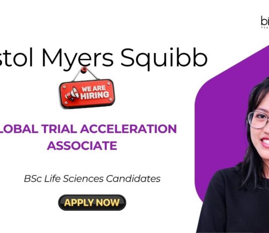 Clinical Trial Job at Bristol Myers Squibb, Hyderabad Apply Now for Global Trial Acceleration Associate Role