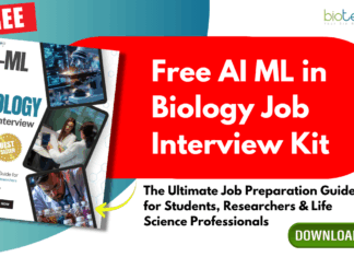 Free AI ML in Biology Job Interview Kit – The Ultimate Job Preparation Guide for Students, Researchers & Life Science Professionals AI & Machine Learning in Biology: Free Job Preparation Guide for Life Science Students