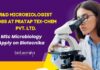 MSc Microbiology Job Vacancies at Pratap