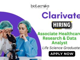 Build Your Career with Clarivate: Data Analyst Job in Bangalore Data Analyst Job at Clarivate Life Sciences Jobs in Bangalore