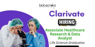 Data Analyst Job at Clarivate Life Sciences Jobs in Bangalore