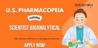 Discover Your Dream Career at USP with Scientist Bioanalytical Job - Apply Now!